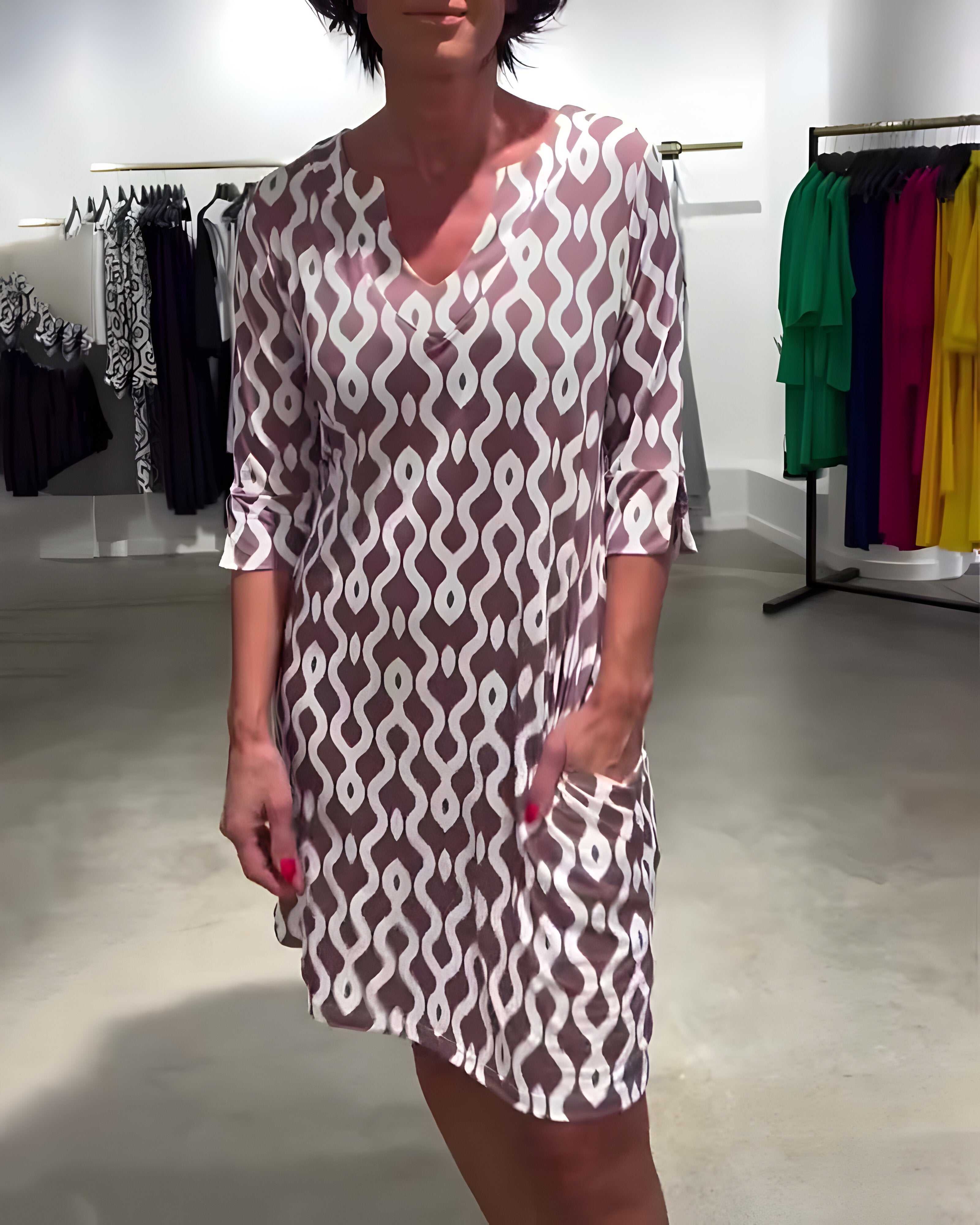 Vjara™ | Elegancka Sukienka z Rozcięciem