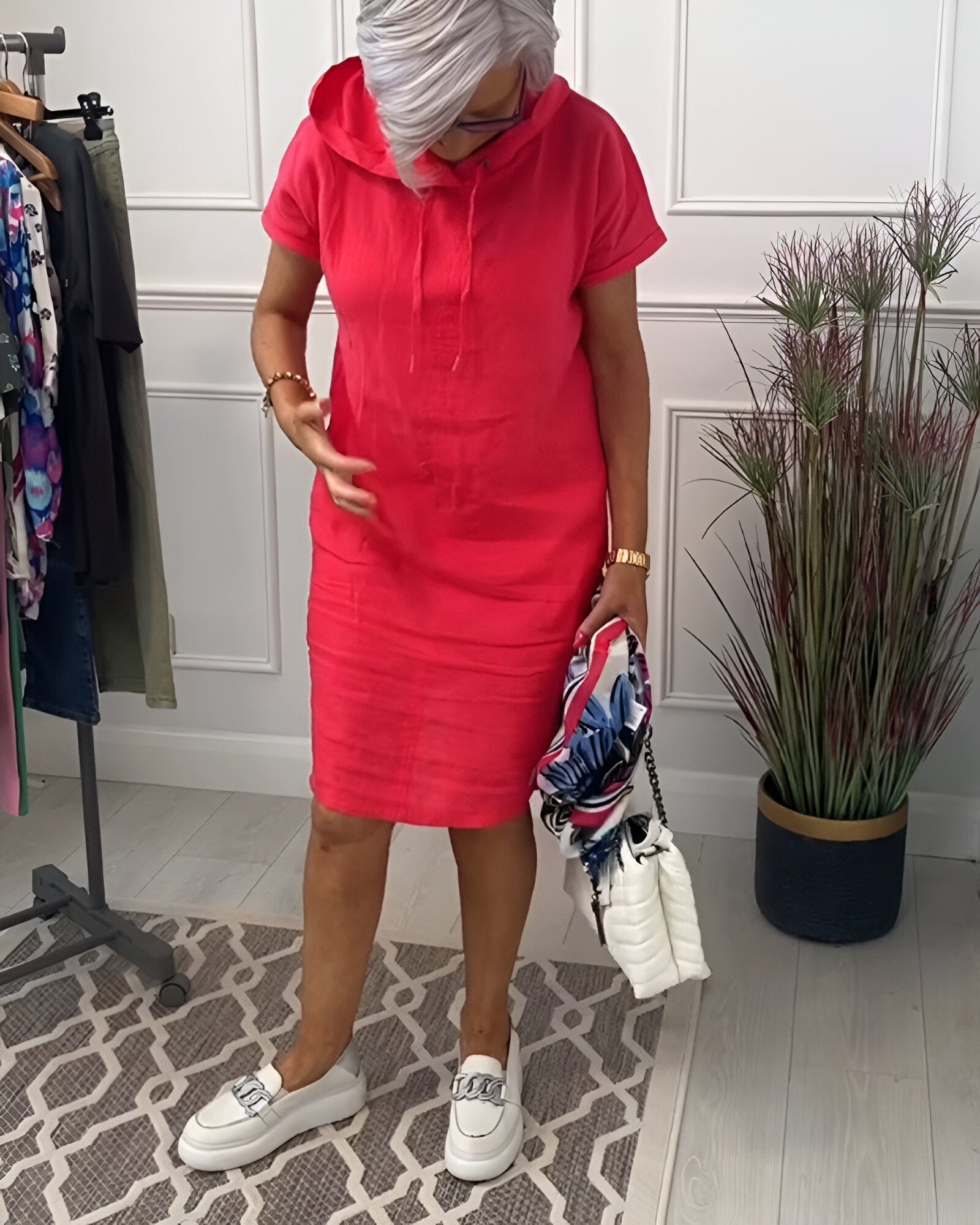 Camilla™ | Elegancka Sukienka z Kapturem