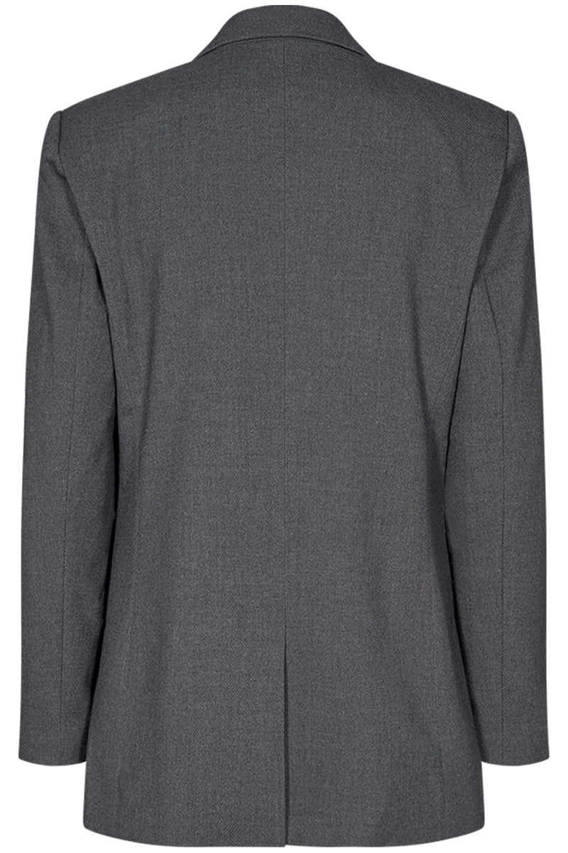 Elegancka Marynarka | Szary Melanż | Blazer od Copenhagen Muse