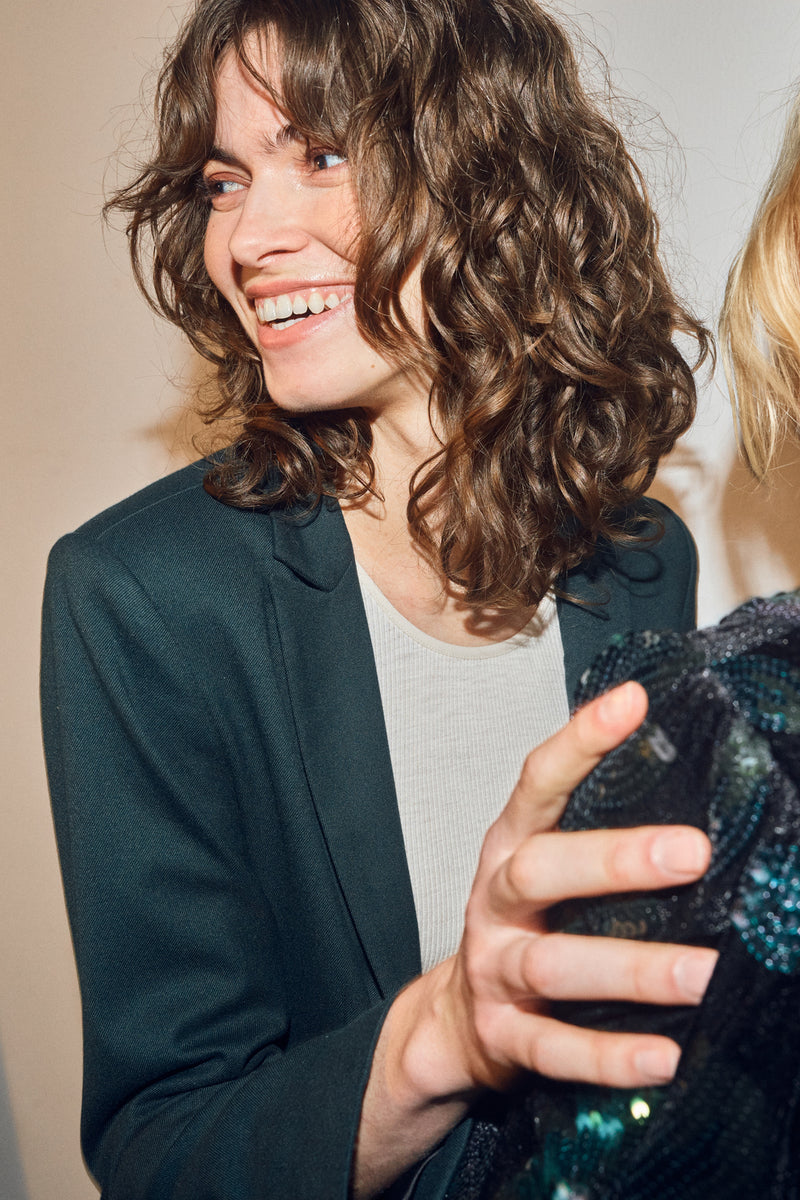 Marynarka Blaire Caia | Ciemna Sosna | Elegancka Marynarka od Mos Mosh