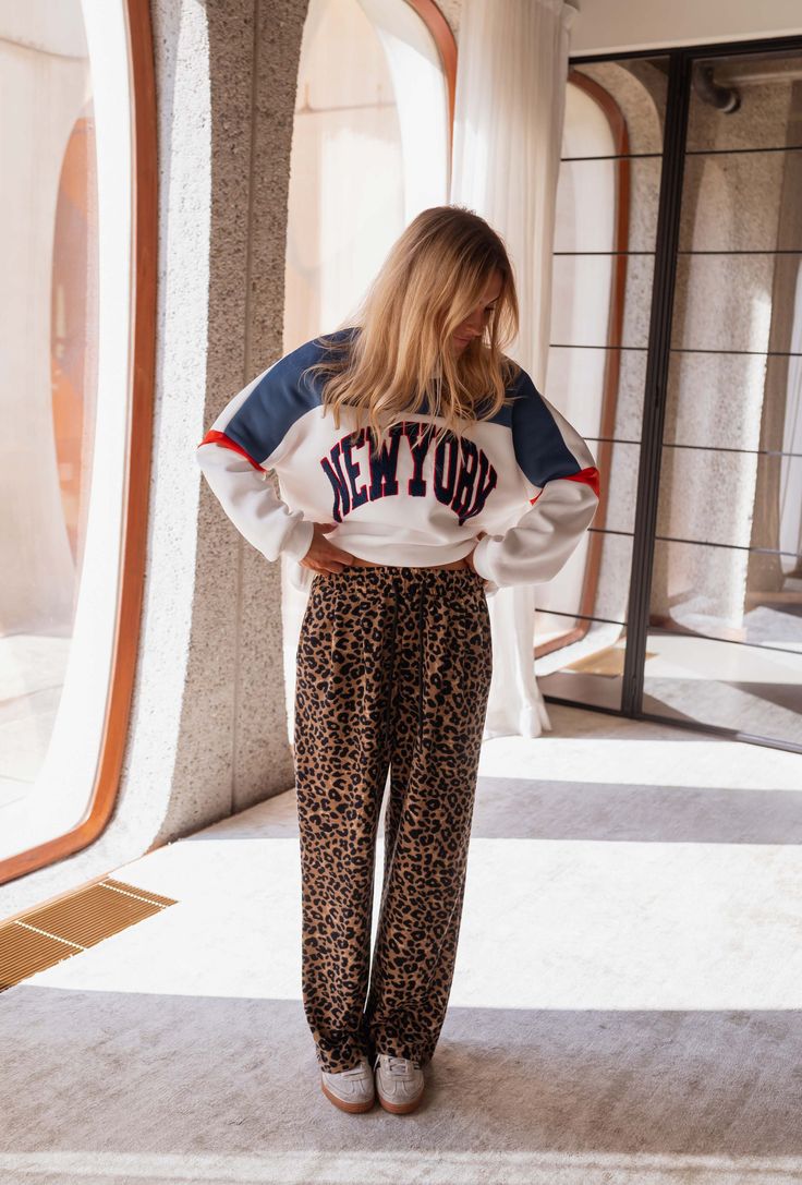 MIRA™ | Spodnie dresowe w panterkę